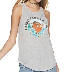 New! Disney Lion King Tank Top T-Shirt Good Times Only